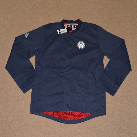 Adidas Washington Wizards On Court Warm-Up Jacket - Picture 1 of 5
